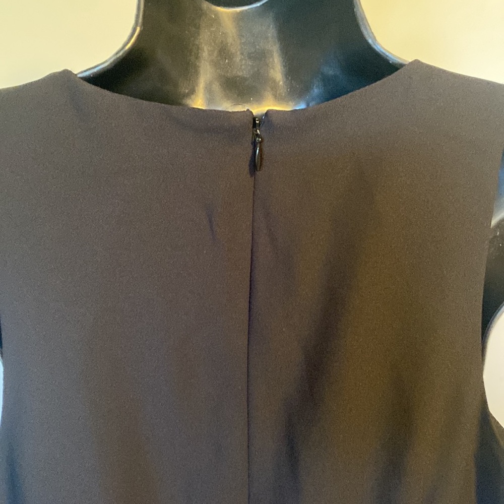 PRE-OWNED WOMEN’S Banana Republic Ruffle Wrap Racerback Dress, Black - Picture 9 of 14